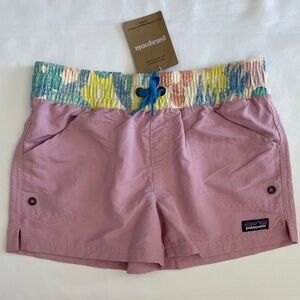 Patagonia Costa Rica Baggies 3" Shorts Kids' Size L / 12 Milkweed Mauve SP24